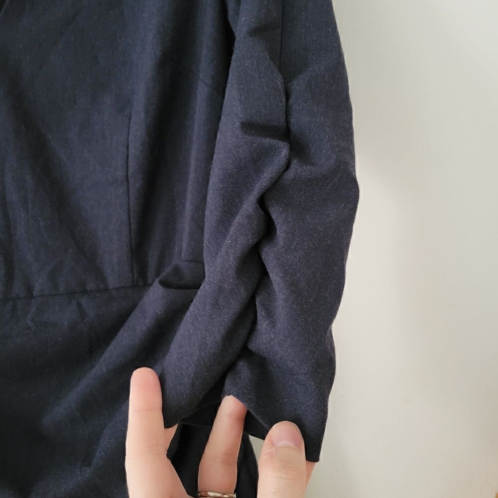 Zara Basic Collection Blue Sheath Dress S - Picture 6 of 8